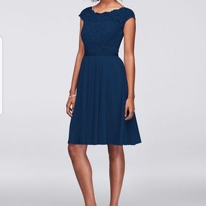 David's Bridal F17019 Marine Dress